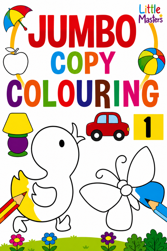 Little Masters Jumbo Copy Colouring – 1
