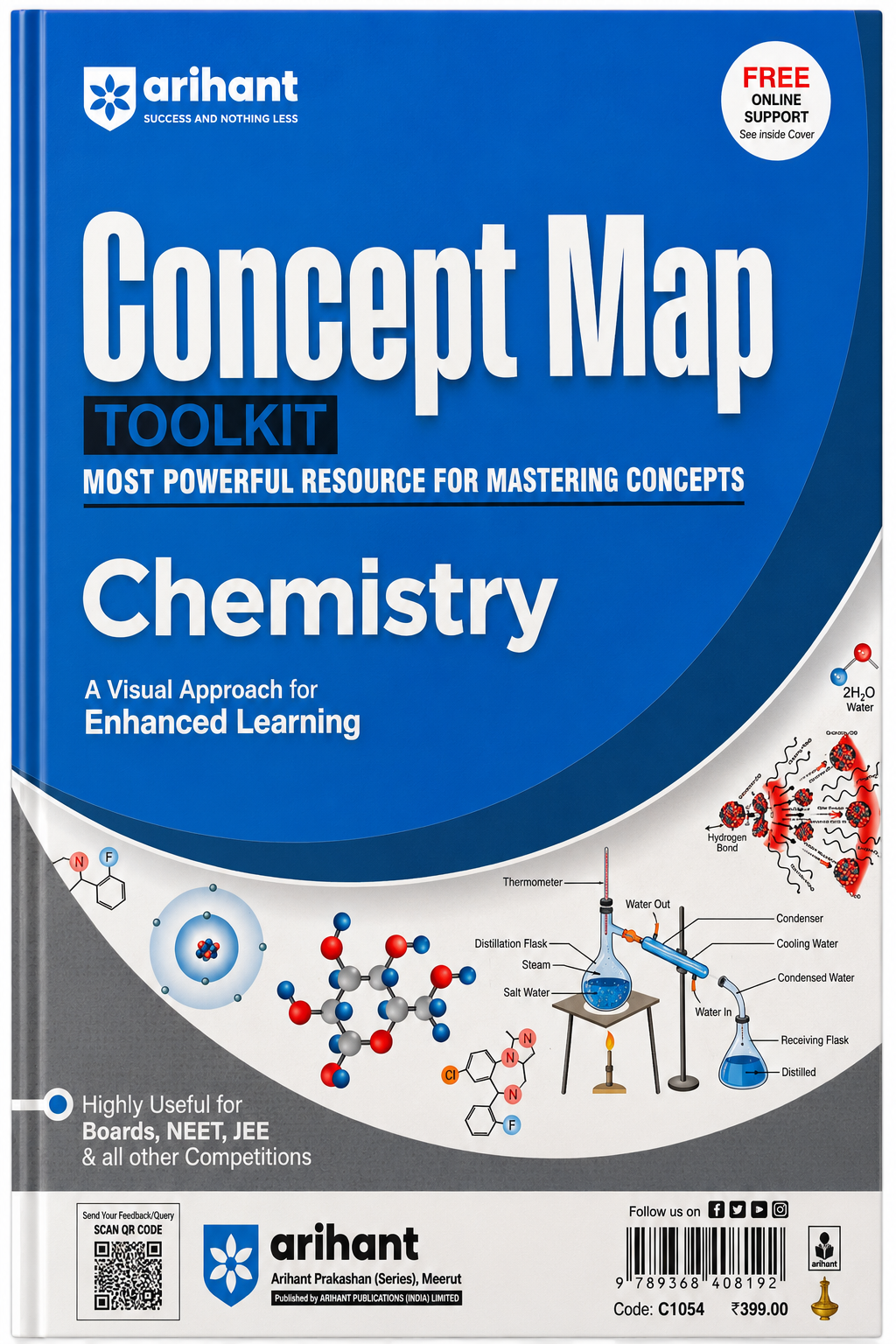 Concept Map Toolkit Chemistry | Visual Learning Book for NEET, JEE & Boards | Arihant