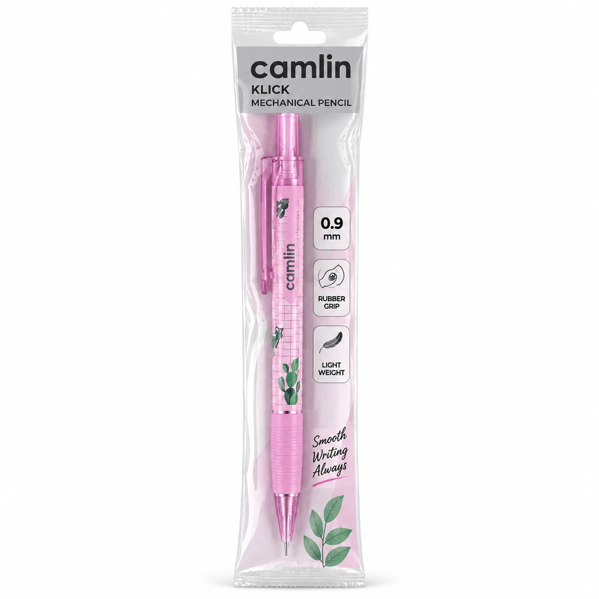 Camlin Klick Mechanical Pencil 0.9 mm – Rubber Grip