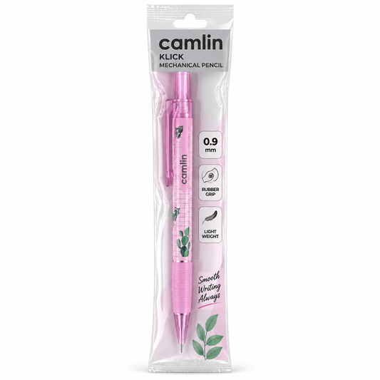 Camlin Klick Mechanical Pencil 0.9 mm – Rubber Grip