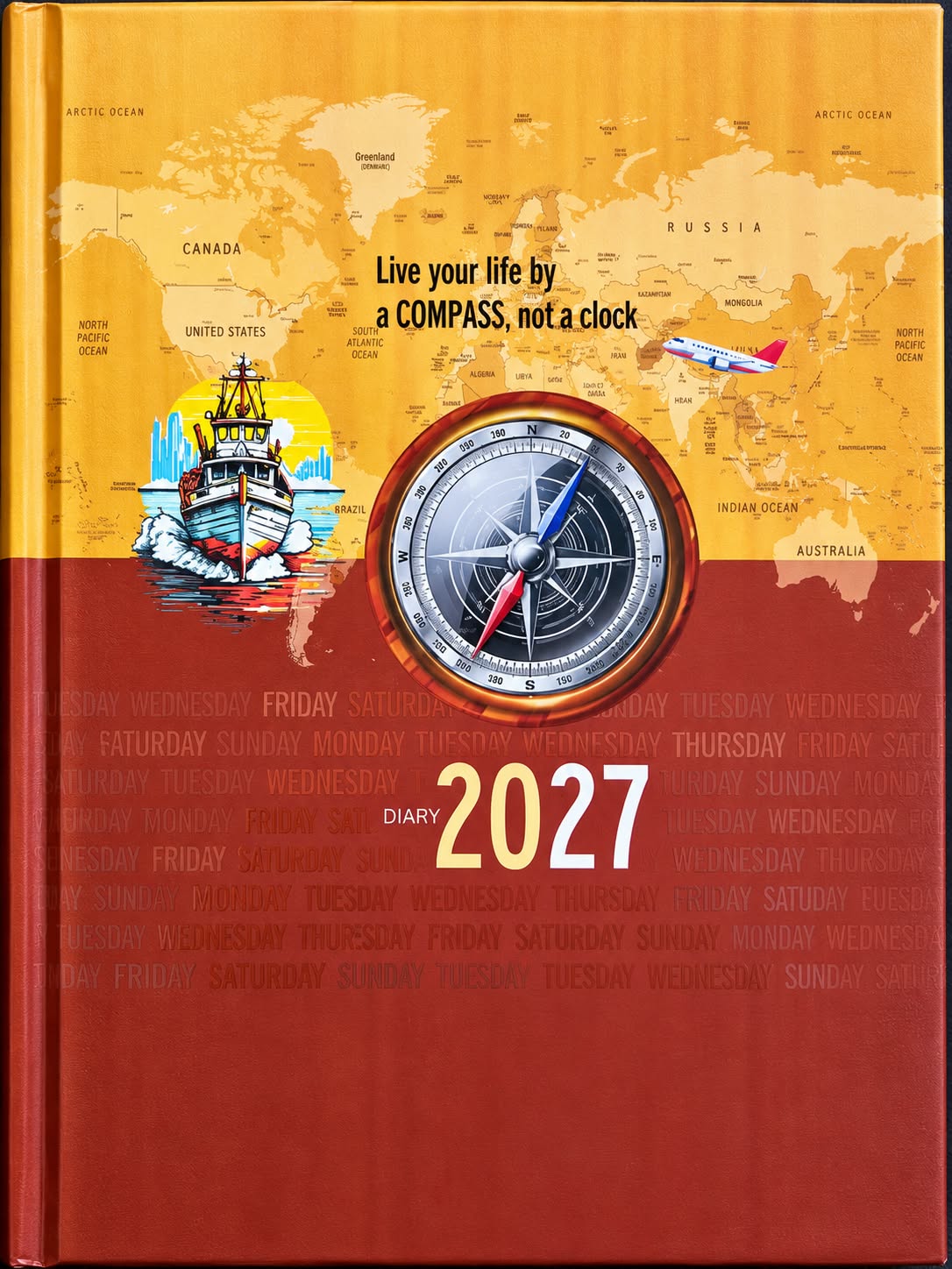 2027 Premium Executive Diary – Customizable Office & Business Diary