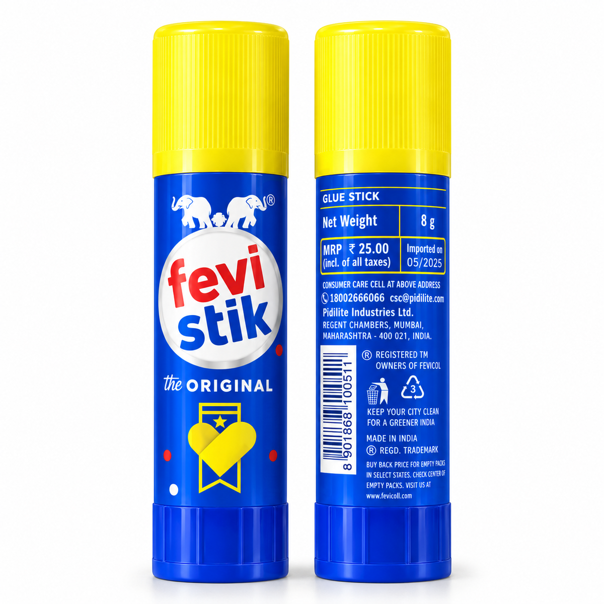 Fevi Stik The Original Glue Stick 8 g | Pack of 2