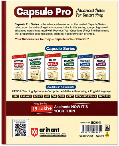 UGC-NET/JRF/SET Paper 1 Capsule Pro – Teaching & Research Aptitude | Advanced Notes for Smart Prep