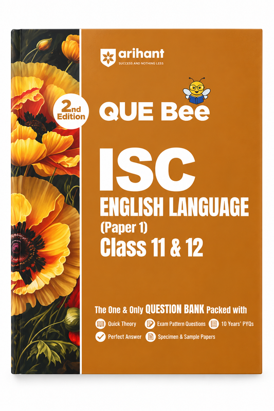 Arihant QUE Bee ISC English Language Paper 1 Class 11 and 12 Question Bank