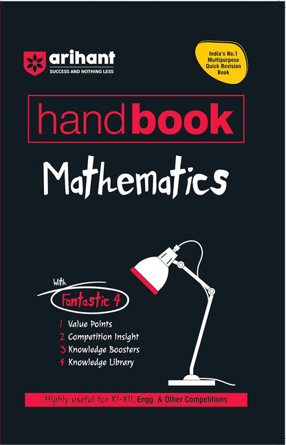 Arihant Handbook of Mathematics | Formula & Quick Revision Guide for Competitive Exams