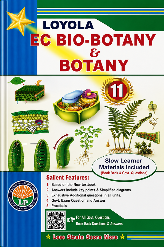 Loyola EC Bio Botany and Botany Class 11 guide book cover