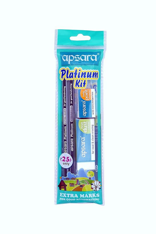 Apsara Platinum Kit | Attractive Stationery Kit | Stationery Kit Ideal for Gifti