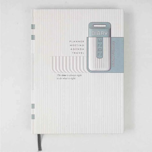 Vision New Year Diary 2026 V-375 (Sunday Full Page)