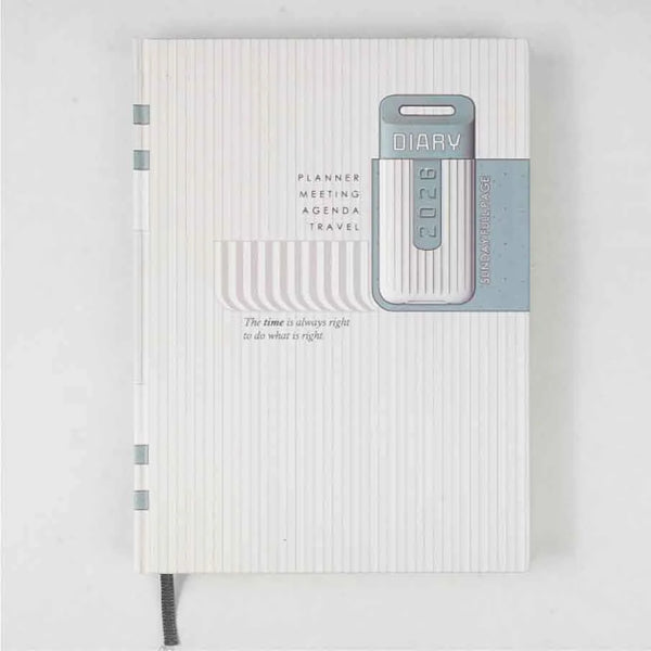 Vision New Year Diary 2026 V-375 (Sunday Full Page)