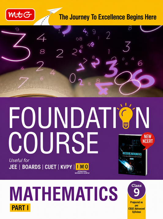MTG Foundation Course Mathematics – Class 9 Part 1