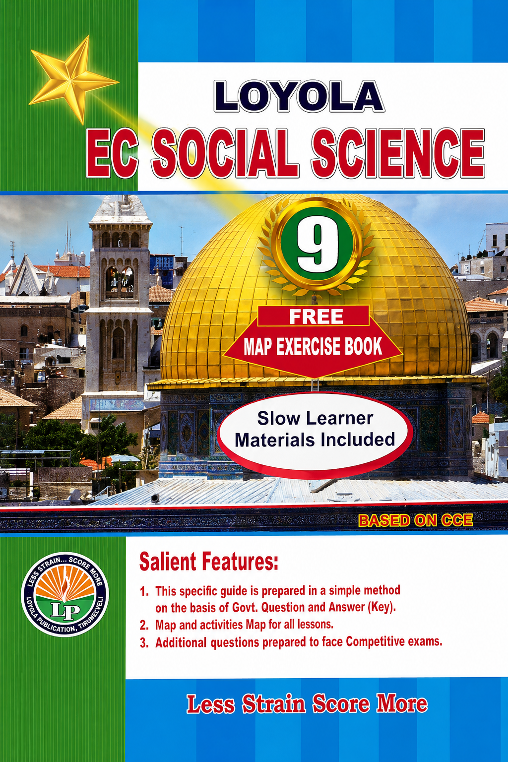Loyola EC Social Science book cover with a dome and cityscape background