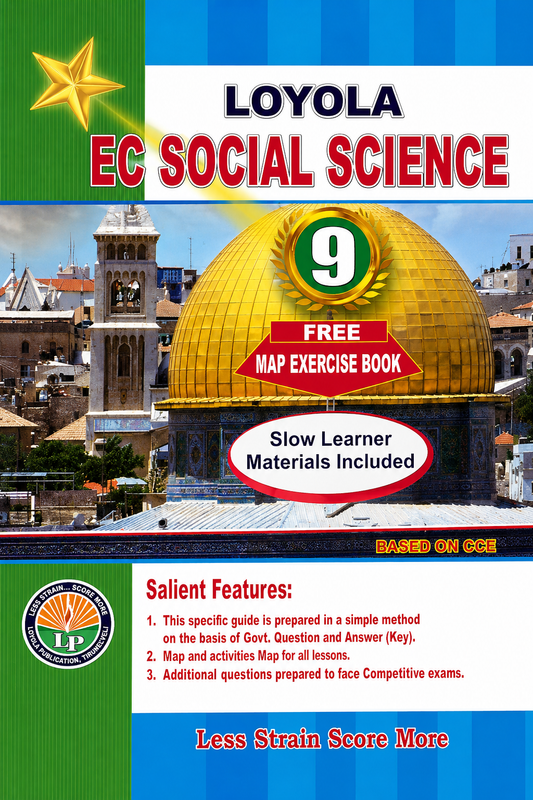 Loyola EC Social Science book cover with a dome and cityscape background