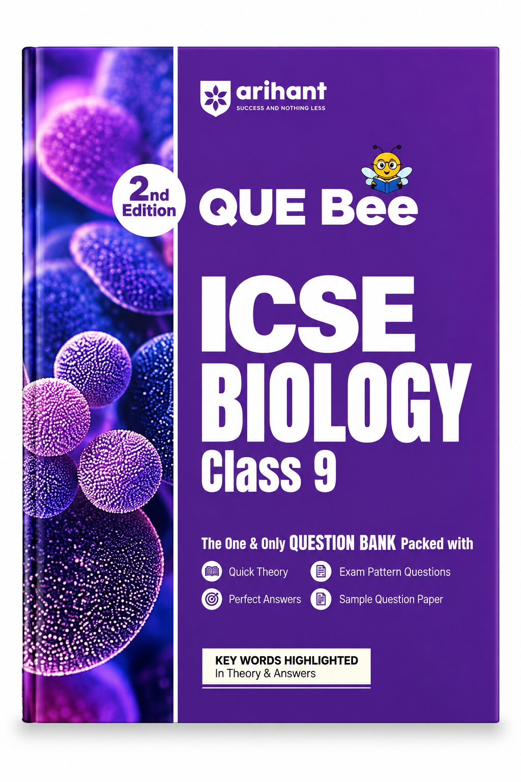 Arihant QUE Bee ICSE Biology Class 9 2nd Edition Question Bank