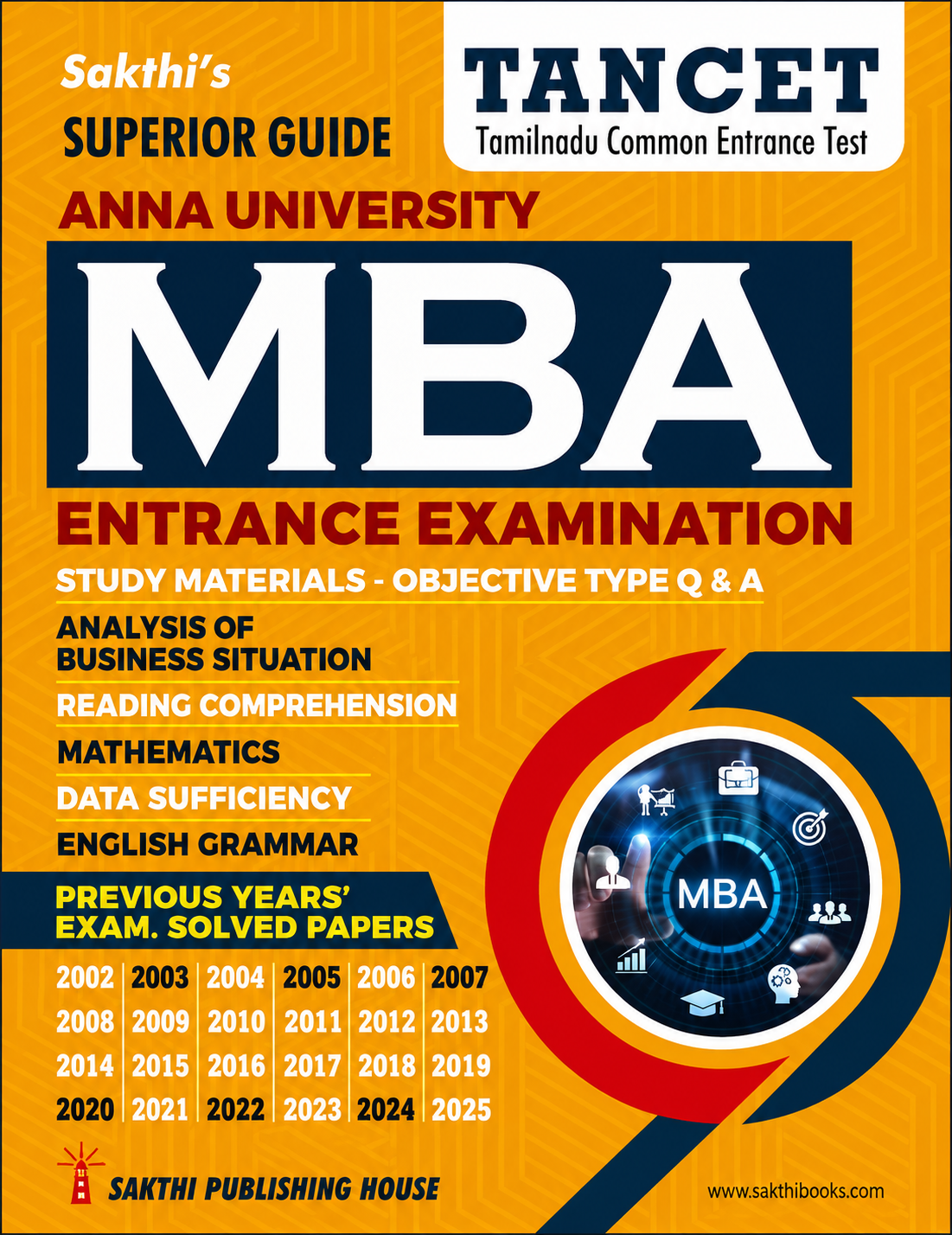 Sakthi’s TNACET Anna University MBA Entrance Examination – Superior Guide