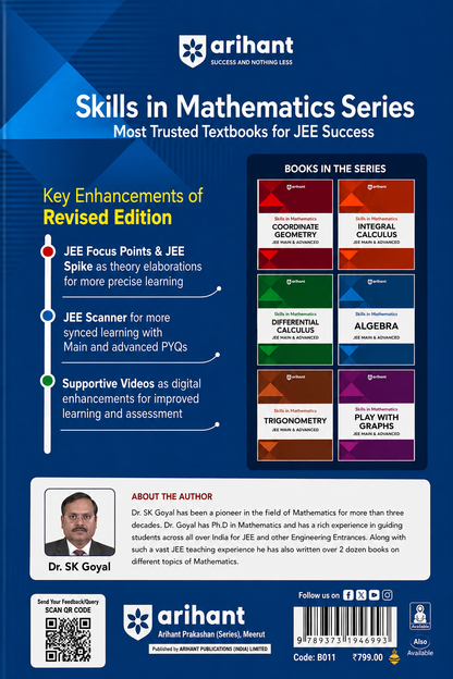Arihant Skills in Mathematics Algebra for JEE Main & Advanced | Theory & Practice Milestones | JEE Focus Points | PYQ Scanners | Dr. S. K. Goyal