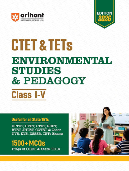 CTET & TETs Environmental Studies & Pedagogy Class I–V | Arihant | Edition 2026