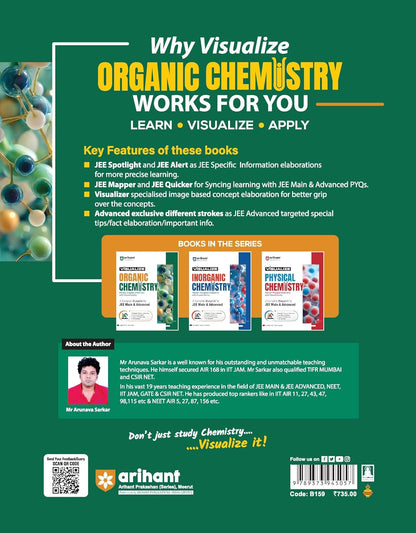 Visualize Organic Chemistry for JEE Main & Advanced | Master Organic Chemistry with Visual Clarity | Arihant