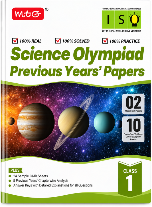 MTG Science Olympiad Previous Years’ Papers Class 1 | 2026–27 Edition