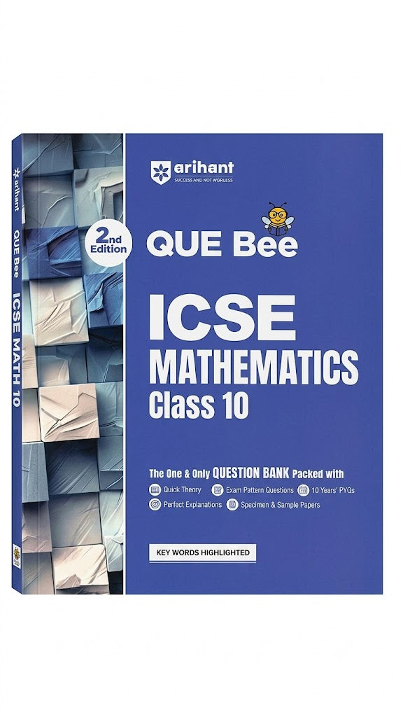 QUE Bee ICSE Mathematics Class 10