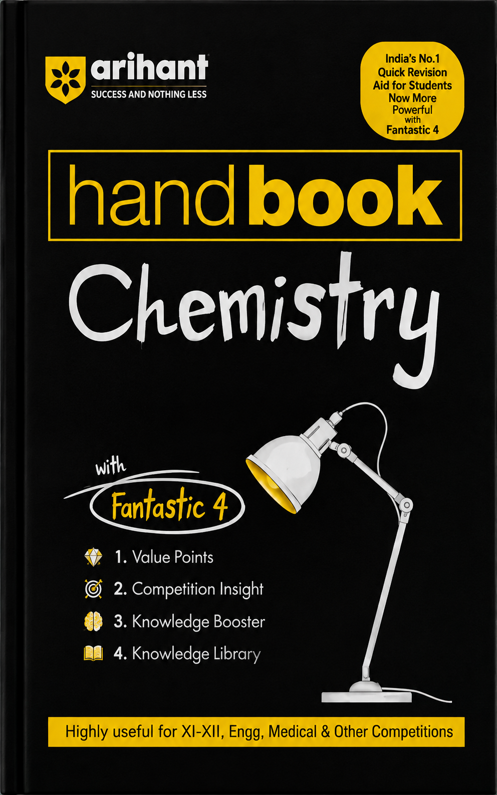 Handbook Chemistry | Arihant | Quick Revision Book for XI-XII, Engineering & Medical Competitions