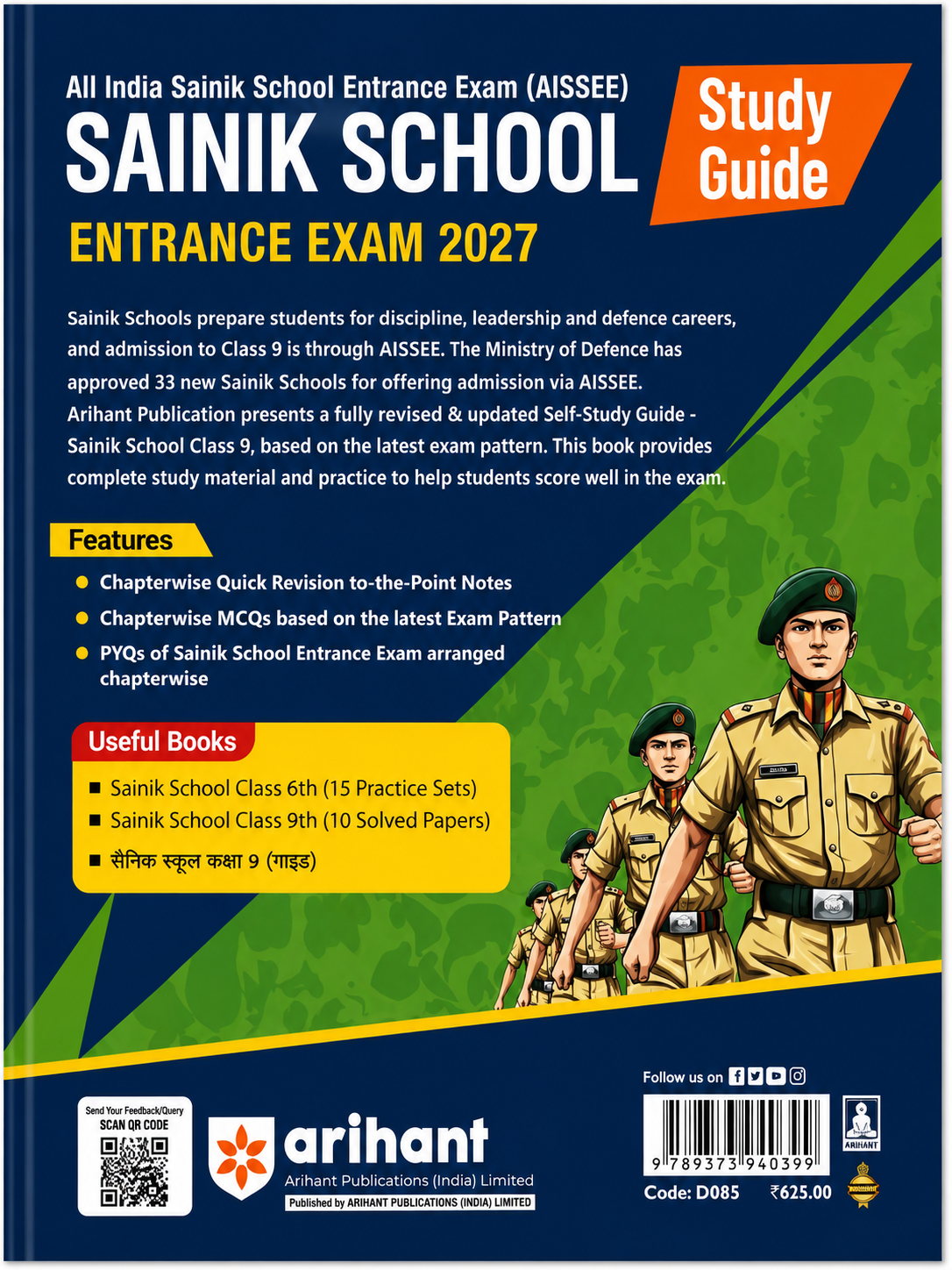 AISSEE Sainik School Entrance Exam 2027 – Complete Study Guide for Class 9