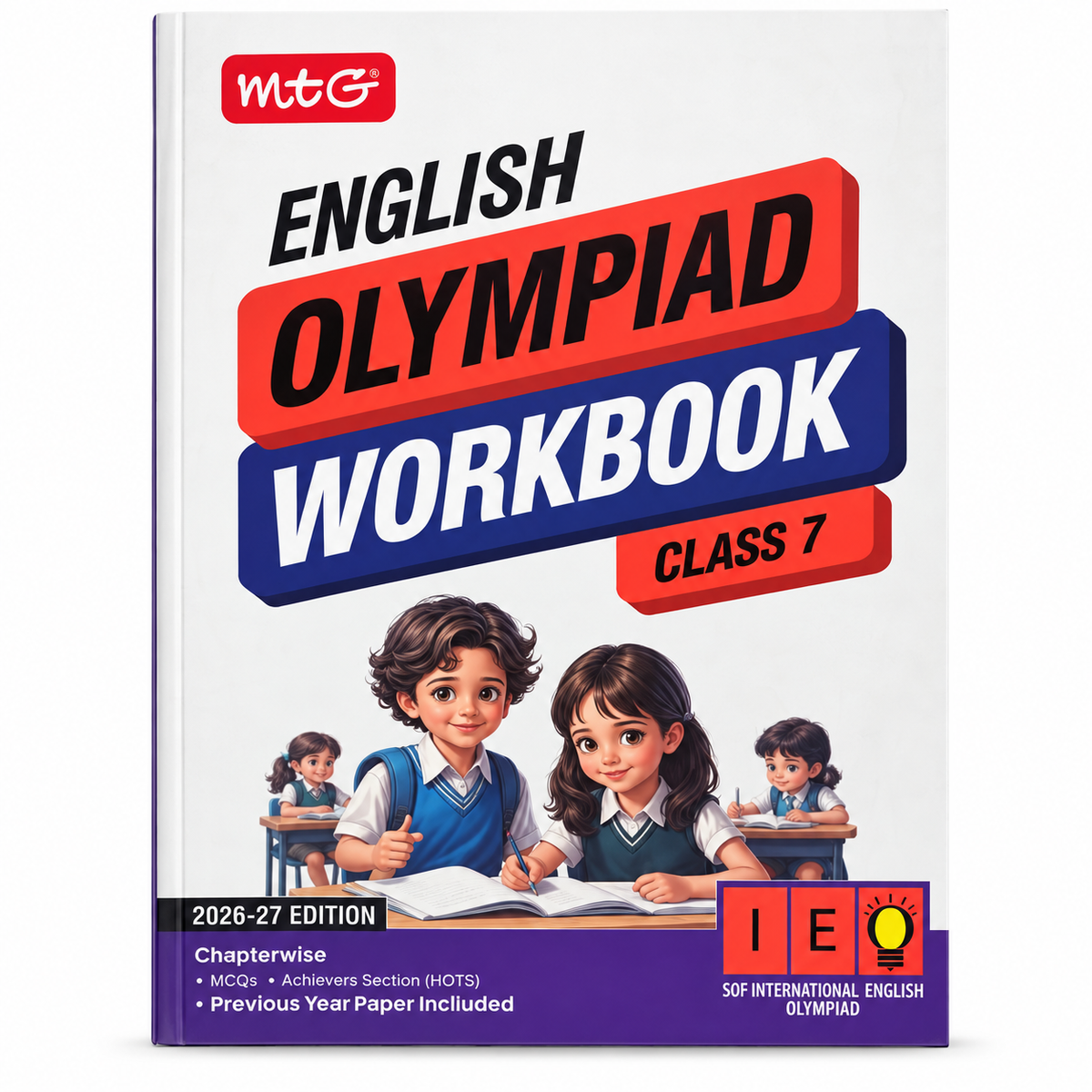 MTG English Olympiad Workbook – Class 7 | 2026–27 Edition