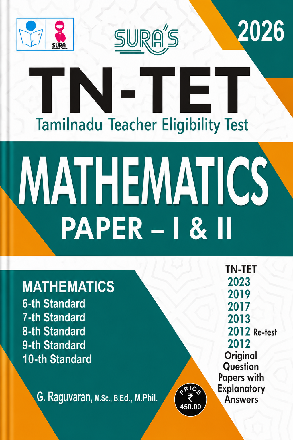 Sura’s TN-TET Mathematics Paper I & II 2026 Guide