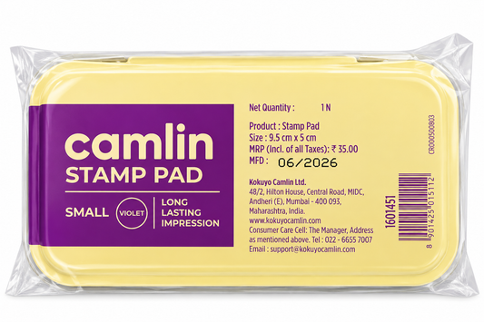 Camlin Small Violet Stamp Pad Pack of 3