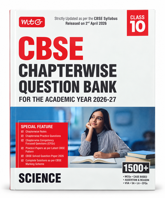 MTG CBSE Class 10 Science Chapterwise Question Bank 2026–27