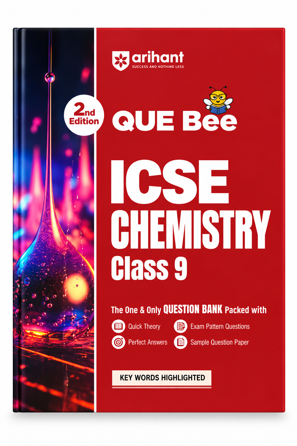 Arihant QUE Bee ICSE Chemistry Class 9 2nd Edition Question Bank