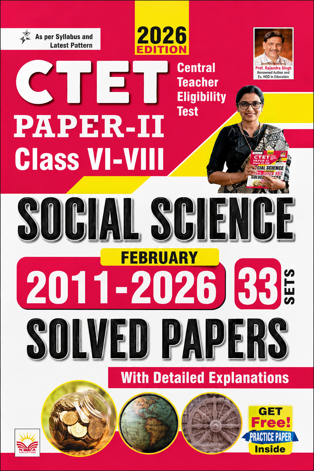 CTET Paper-III Class VI–VIII Social Science 2026 | 33 Solved Papers 2011–2026 | Detailed Explanations
