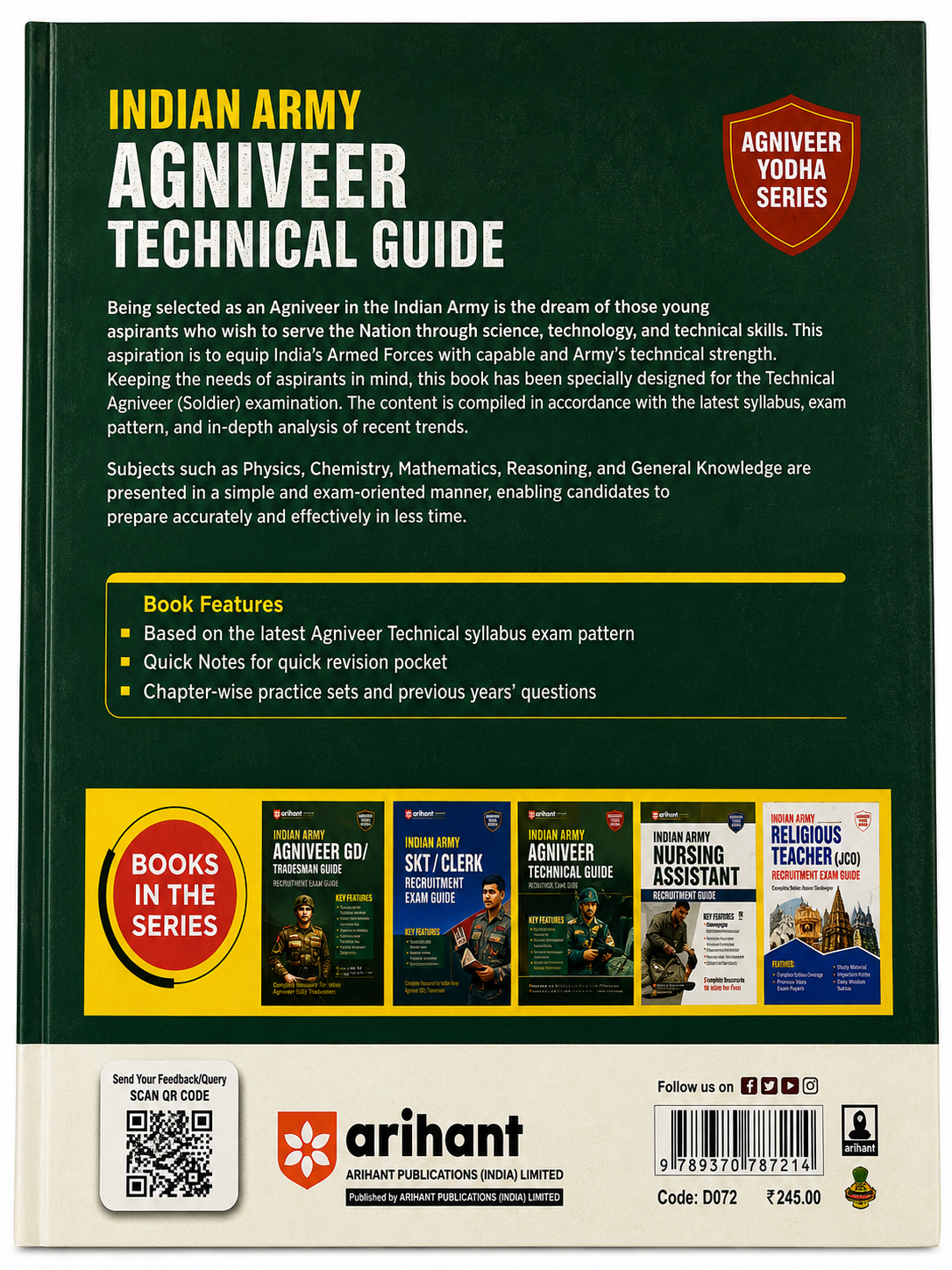 Indian Army Agniveer Technical Guide 2026 | Complete Preparation for Technical Recruitment Exam | Arihant