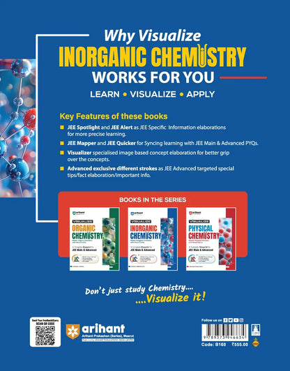 Visualize Inorganic Chemistry for JEE Main & Advanced | Master Inorganic Chemistry with Visual Clarity | Arihant