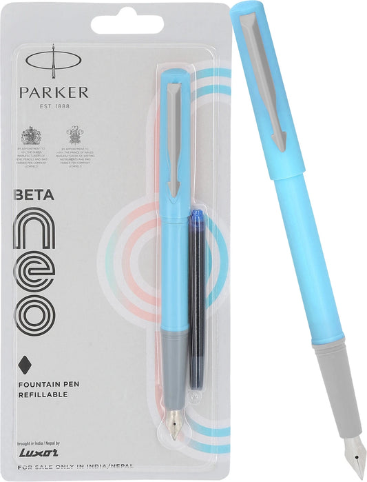 Parker Beta Neo Refillable Fountain Pen Premium Writing Pen