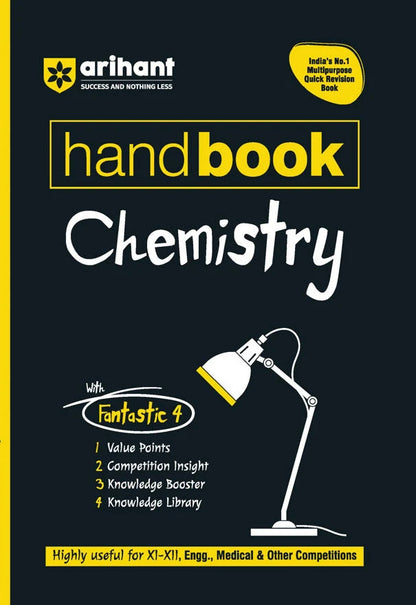 Arihant Handbook Chemistry Class 11 & 12 | Quick Revision Guide for Engineering, Medical & Competitive Exams