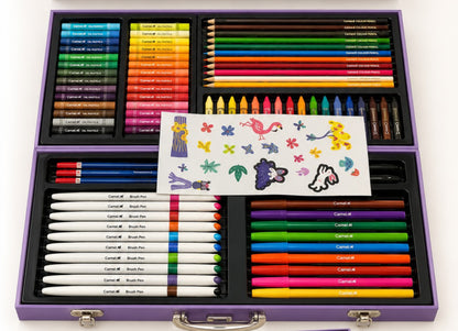 Camel Art Studio Colour Kit | 80+ Colour Treats Premium Art Set for Kids