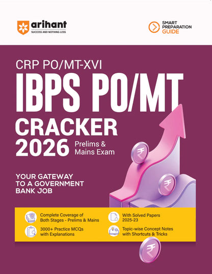 IBPS PO/MT CRACKER 2026 | CRP PO/MT-XVI | Prelims & Mains | Arihant