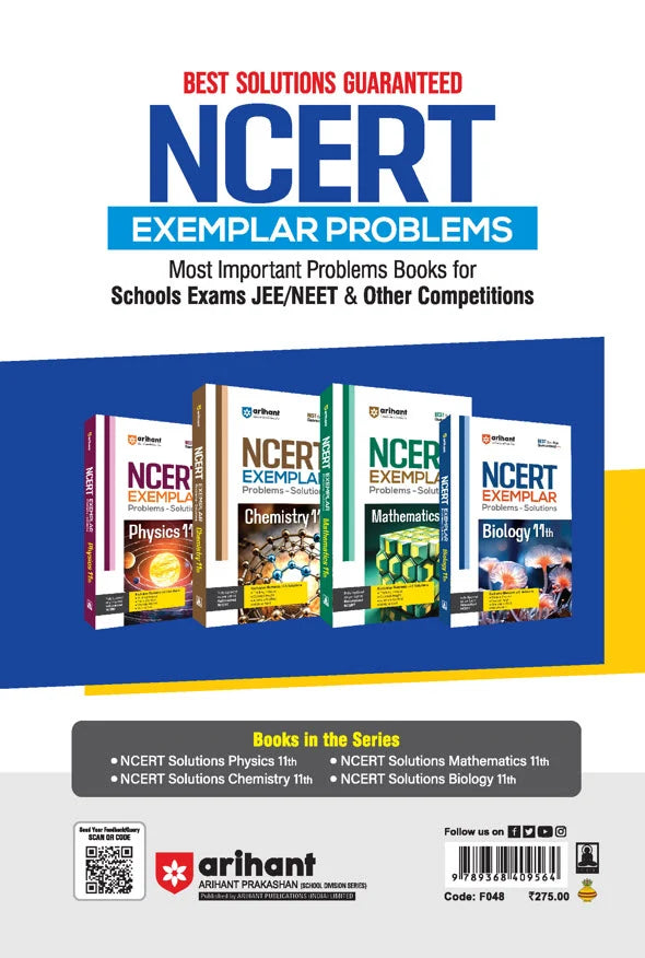 Arihant NCERT Solutions Chemistry Class 11 | Chapterwise Study Notes | Fully Updated as per Latest NCERT Textbook