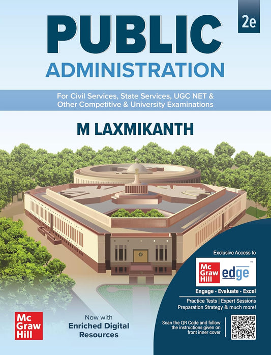 Public Administration 2nd Edition by M Laxmikanth McGraw Hill UPSC Optional Book Cover