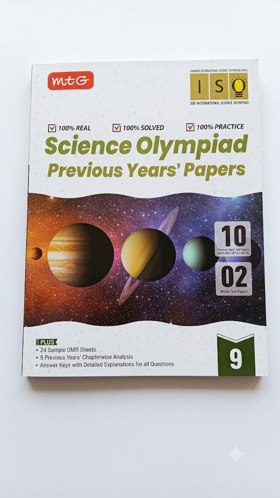 MTG Science Olympiad Previous Years' Papers | Class 9