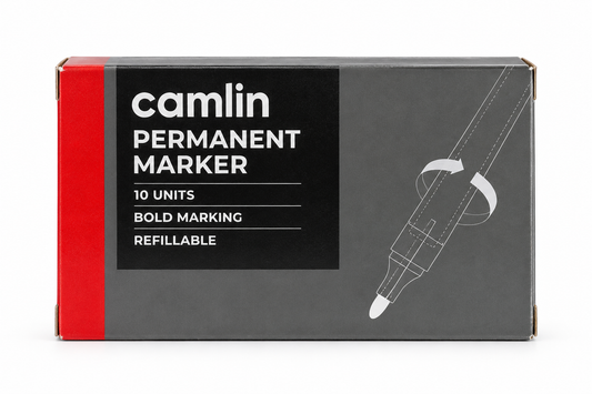 Camlin Permanent Marker – 10 Units