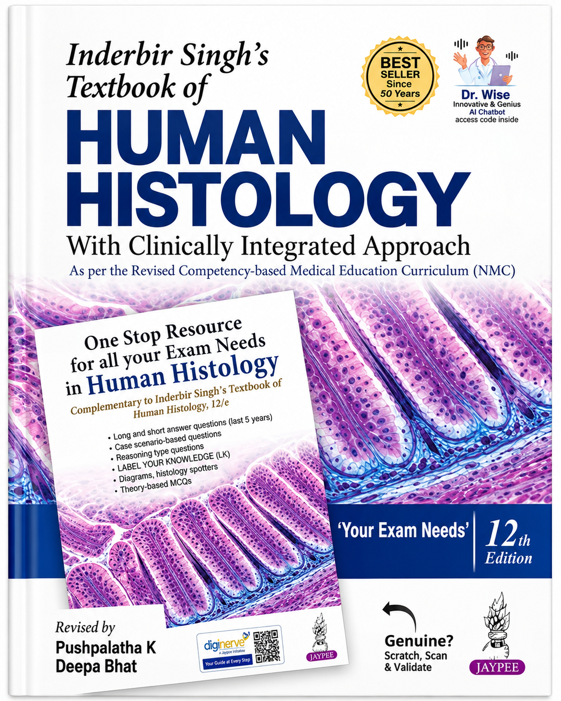 Inderbir Singh’s Textbook of Human Histology by Pushpalatha K, 12th Edition
