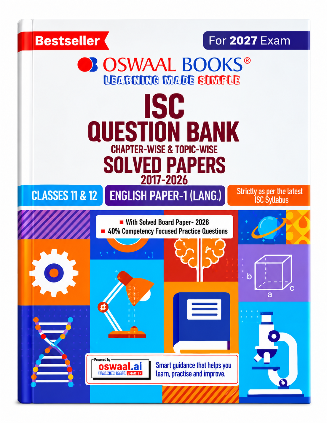 ISC Question Bank Chapter-Wise & Topic-Wise Solved Papers 2017–2026 – English Paper-1 (Lang.) – Classes 11 & 12 – For 2027 Exam