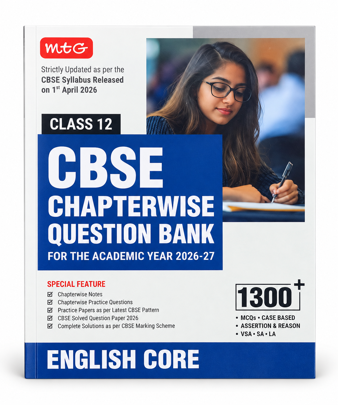 MTG CBSE Class 12 English Core Chapterwise Question Bank 2026–27