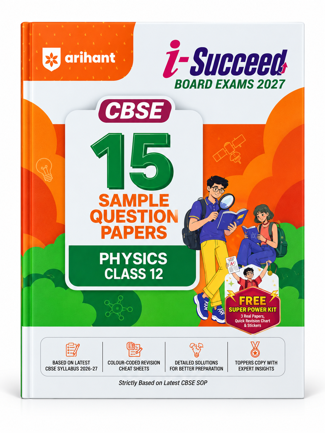Arihant i-Succeed CBSE Class 12 Physics 15 Sample Question Papers 2027 book cover