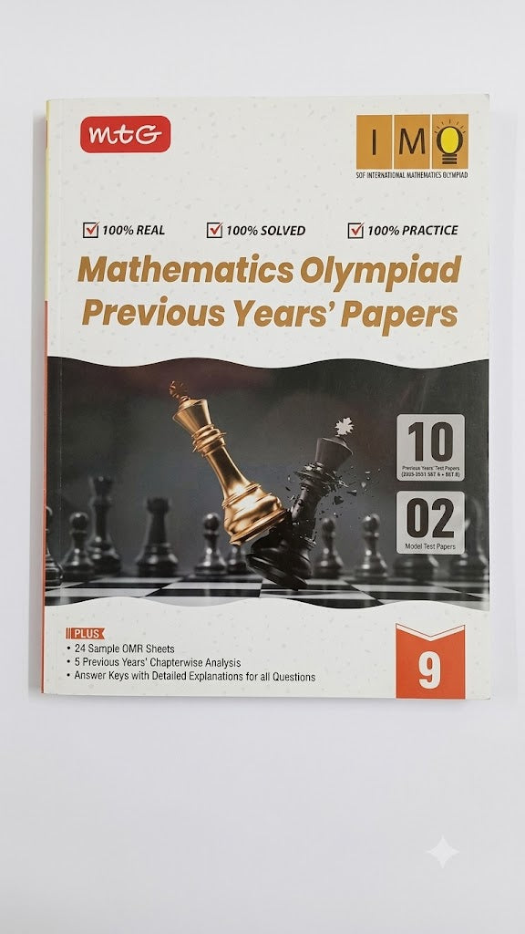 MTG Mathematics Olympiad Previous Years' Papers | Class 9