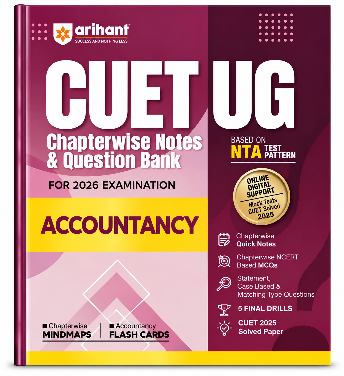 CUET UG Chapterwise Notes & Question Bank for 2026 Examination – Accountancy | Arihant