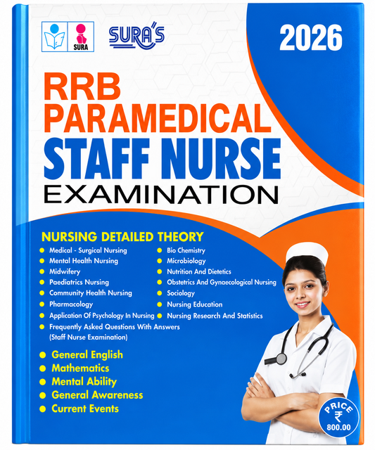 SURA'S RRB Paramedical Staff Nurse Examination 2026