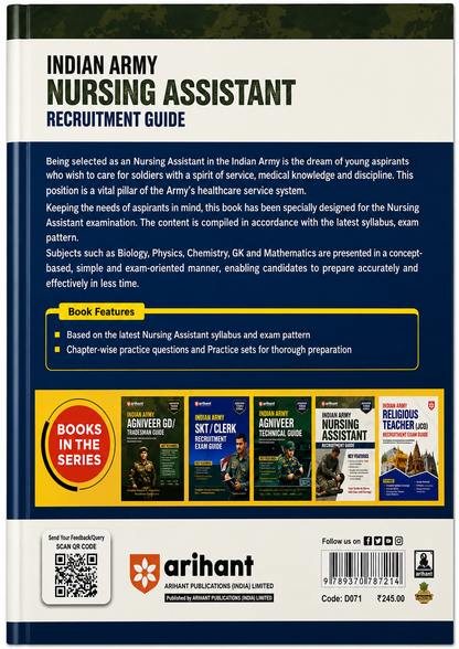 Indian Army Nursing Assistant Recruitment Guide 2026 | Complete Syllabus | Arihant