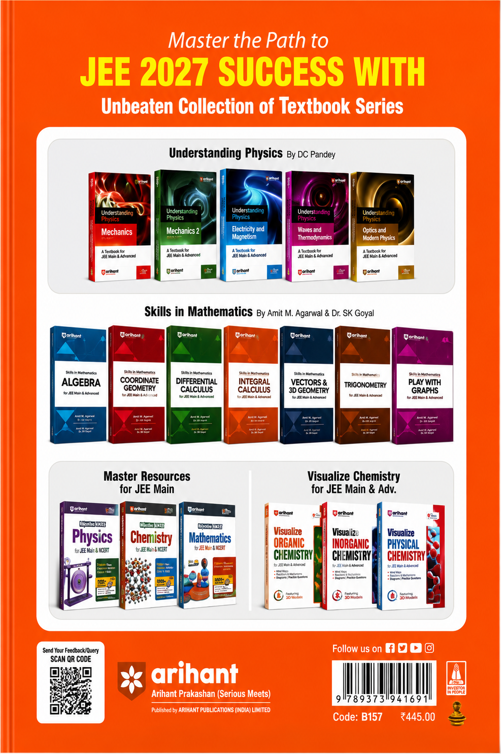 JEE Main & Advanced Optics & Modern Physics | Navigator Series | 2000+ Problems | 3 Level Exercises with PYQs | Arihant